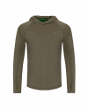 Korda UPF Hooded Top | Dark Khaki
