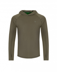 Korda UPF Hooded Top | Dark Khaki
