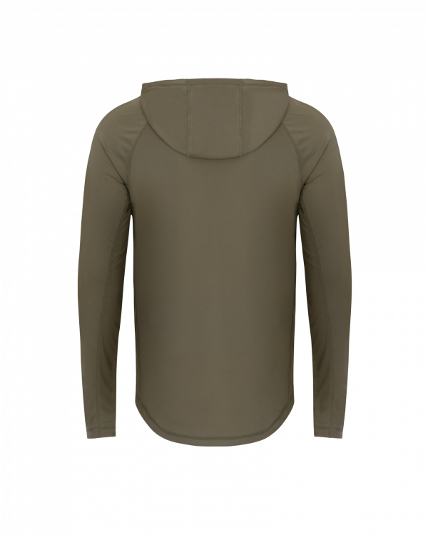 Korda UPF Hooded Top | Dark Khaki