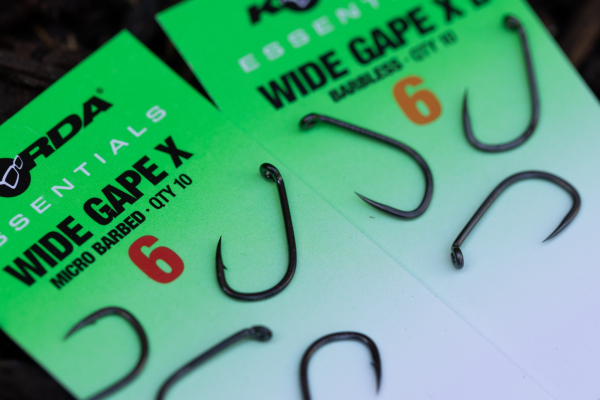 Korda Essentials Wide Gape X Barbed