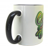 KATRAN Branded Mug – biely s čiernym uškom